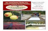 American Cranberry Growers Associationpemaruccicenter.rutgers.edu/assets/PDF/prog/11-ACGA_2011_Summer... · American Cranberry Growers Association . ... anthocyanins, and other traits