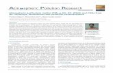 Atm spheric Pollution Research - COnnecting REpositories ·  · 2017-03-03Rajput et al. – Atmospheric Pollution Research (APR) 215 (>1 200 cm annually) regions in the world. The