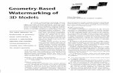 Geometry-Based Watermarking of · Geometry-Based Watermarking of ... Document Classification ... watermarking algorithm that modifies normal distribution to invisibly store information