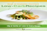 Best of Diabetic Connect Low-CarbRecipes - Alliance …creative.alliancehealth.com/em/dc/1408_BODCrecipes.pdfLow-CarbRecipes Best of Diabetic Connect 10g of Carbs or Less in Every