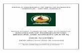 REGULATIONS, CURRICULUM, AND SYLLABUS OF …€¦ ·  · 2016-01-11The regulation of the Bachelor of Homoeopathic Medicine and Surgery ... Logic of Homoeopathy. ... By making a formal