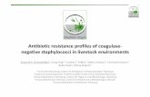 resistance profiles of coagulase livestock … resistance profiles of ... negative staphylococci in livestock environments ... with Prof.Dr.Stefan Schwarz and Dr.Andrea Feßler, PhD