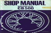 Shop Manual Honda CB500 Four€¦ · This Shop HONDA MDdc1 CB5co. before and re at PREFACE repairing Honda 'Fun I the for mg thc steps in the given will result Ln b2ttcr trouble time