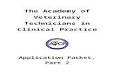  · Web viewThe AVTCP requires that a licensed veterinarian or a Veterinary Technician Specialist who has mastered the skill, attest to your ability to …