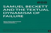 SAMUEL BECKETT AND THE TEXTUAL DYNAMISM … a recursive form behind nothingness. In Waiting for Godot, ... Samuel Beckett and the Textual Dynamism of Failure - Hana Fayez Khasawneh
