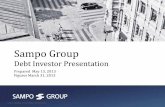 Sampo Group 4 MARKET POSITION STRATEGY INVESTMENT ASSETS RETURN TARGET 21.2% • The largest Pan-Nordic Financial Services group • •Profit oriented • Cost, Risk & Capital ~ EUR