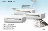 UP-X898MD UP-D898MD UP-D898DC - Authorized … printers are successors to the popular Sony UP-897MD and ... easy reference without needing to refer to the user manual.*3 USB ... Service