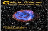 Galactic Observer - McCarthy Observatory Observer Volume 8, No. 2 G ... If you zoom in with the Simulator ... stars’ habitable zone (where liquid water can exist