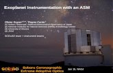 Exoplanet Instrumentation with an ASM - Subaru … Guyon1,2,3,4, Thayne Currie 1 (1) Subaru Telescope, National Astronomical Observatory of Japan (2) National Institutes for Natural