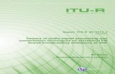Impact of audio signal processing and compression ... of audio signal processing and compression techniques on terrestrial FM sound broadcasting emissions at VHF BS Series Broadcasting