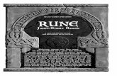 ATLAS GAMES PRESENTS RUNE · RUNE Jump-Start Rules ... age dealt to foes, and loot they give to their com-munity, among others. ... RUNE The Rune Rune ...