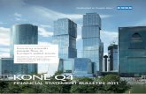 KONE Q4 · KONE Q4 FINANCIAL sTATEMENT BULLETIN 2011 ... orders received totaled EUR 4,465 (2010: 3,809) ... ger lead times in decision-making due to a weakened general