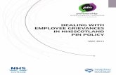 Dealing With Employee Grievances In NHSScotland Pin …€¦ ·  · 2016-09-07in a recent report as ‘groundbreaking’ and ‘arguably the most ambitious ... 2.3 Mechanisms for