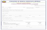 ASSOCIATION OF MEDICAL CONSULTANTS … Form.pdfASSOCIATION OF MEDICAL CONSULTANTS (MUMBAI) 4, Ganpati Niwas, Old Police Lane, Opp. Andheri Stn. (East), Mumbai - 400 069. Tel: 2683