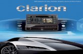 2009 Catalog for Car Audio, Multimedia ... - Team Clarion VRX775VD • Provides Full Touch-Screen Control NAX980HD HDD Navigation System SA509 ... Clarion has all the navigation components