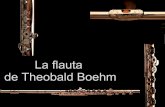 La flauta de Theobald Boehm · Flauta Boehm 1931 Pieza conectada a la llave de La (en su posición acústicamente correcta) para cerrarla, dado que no es alcanzable por el tercer