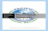 2017 Pacific Environmental Security Forum: …pesforum.org/docs/2017/USA_PESF_Presentation_Summaries.pdfMay 12, 2017 · 2017 Pacific Environmental Security Forum - Presentation ...