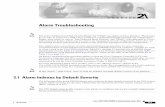 Alarm Troubleshooting - Cisco - Global Home Page Cisco ONS 15454 DWDM Troubleshooting Guide, R6.0 78-17313-02 Chapter 2 Alarm Troubleshooting 2.1.1 Critical Alarms (CR) Note The CTC