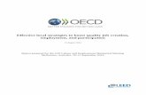 Effective local strategies to boost quality job creation, employment, and participation€¦ ·  · 2016-03-292014-08-15 · 3 Effective local strategies to boost quality job creation,