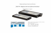 JETI Spectroradiometer Spectroradiometer ... 1401 is suited for the Radiant intensity measurement of LED’s according to CIE 127. ... •CIE 127 set up for luminous intensity measurement