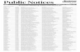 Public Notices - Business Observer Notices PAGES 21-40 ... 14-001870-CI 11/8/2017 Ditech Financial vs. Estate of Ruth Lockett et al 3751 1st Ave. S., St. Pete, FL 33711 Robertson,