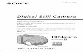 Digital Still Camera - Sony · model name1[MVC-CD200] masterpage:Right filename[D:\WORKS\CD\3067951111\3067951111MVCCD200UC\01COV-MVCCD200UC\010cov.fm] 3-067-951-11(1) Digital Still