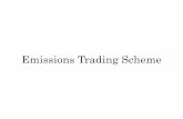 Emissions Trading Scheme - Minister of Economy, … of Domestic Emissions Trading Schemes in various countries (1) EU ・EU-ETS (Emission Trading Scheme) was launched in stages starting