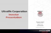 Ultralife Corporation Investor Presentationfiles.shareholder.com/downloads/AMDA-1AMFPM/0x0x894949/4...MEDICAL & HEALTHCARE – 27% of 2016 Revenues Applications Include – Power for