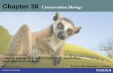Chapter 38 Conservation Biology - Montville Township … ·  · 2016-01-05Chapter 38 Conservation Biology. Introduction ... 38.9 Establishing protected areas slows the loss of ...