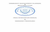 EMERGENCY MANAGEMENT PLANNING RESOURCE … · Disaster Plan . 31-32 : Hazardous Materials, Leaks/Spills . 33 . ... BMC-Findlay will initiate this action plan when it has notice that