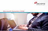 Microsoft Dynamics CRM€¦ · deliver return on investment (ROI) through ... but also Yammer, Lync, ... Sales for Microsoft Dynamics CRM provides a complete and intuitive solution