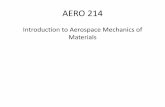 Introduction to Aerospace Mechanics of Materialsaeweb.tamu.edu/aero214/lecture 6 AERO 214 Spring 2015.pdf · Fiber debonding and pull-out in composites Hutchinson and Jensen, Mechanics
