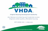 Virginia Housing Development Authority · Virginia Housing Development Authority ... SERGIO GAMBALE, LEED AP BD+C . Design & Construction Group Manager . Virginia Housing Development