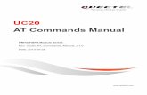 UC20 AT Commands Manual - Inicio - Sigma Electrónica Module UC20 AT Commands Manual UC20_AT_Commands_Manual Confidential / Released 9 / 129 Read Command AT+? This command
