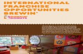 international franchise opportunities brewin’ franchise opportunities brewin’ “Dunkin’ Donuts is one of the world’s fastest growing QSR chains, in terms of net openings,