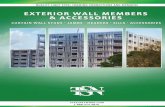 Exterior Wall Framing & Accessories JamStud · Exterior Wall Framing & Accessories JamStud ... and jamb tie-downs are not ... sidideses ofof f tththeh BBu cklccklkleBrB ididggeae