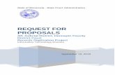 REQUEST FOR PROPOSALS - Minnesota · 1 | P a g e State of Minnesota – State Court Administration REQUEST FOR PROPOSALS IV-D Reimbursement of Direct Costs I. REQUEST FOR PROPOSAL.