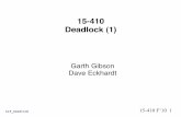 15-410 Deadlock (1) - cs.cmu.edu410-f10/lectures/L15_Deadlock.pdf · 15-410 F’10 11 Deﬁnition of Deadlock" A deadlock"- Set of N processes"- Each waiting for an event" ...which