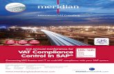 International VAT Consulting - Meridian Global Servicesassets.meridianglobalservices.com/Meridian_SAP_VAT_Event_May201… · P If you are implementing SAP ... Crannagh & Co – international