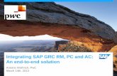Integrating SAP GRC RM, PC and AC: An end-to-end solution · •Advisory services •Tax consulting ... SAP and KPIs. Global trade Are we custom & trade ... implementing SAP GRC