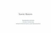 Sonic Boom - College of Engineeringaerodyn/AAE514/Spring 2011/lecture... · • This is where typical wind tunnel data would have been taken during the period (or CFD used today)