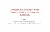 Demyelination without nodo- paranodopathy: is there …€¦ · Demyelination without nodo-paranodopathy: is there any ... Chronic inflammatory demyelinating polyradiculoneuropathy