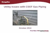 Utility Issues with CSST Gas Piping Issues with CSST Gas Piping Manufacturer’s Design and Installation Guide 1. Used in conjunction with state regulations, code and local practices