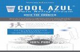 COOL AZUL - Young Living ·  · 2016-06-27Cool Azul Pain Relief Cream combines a variety of PLANT-BASED INGREDIENTS, including natural menthol, green tea extract, mango butter, and