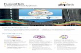 2014-02-05 Pepwave FusionHub Datasheet - … is the new virtual SpeedFusion appliance from Peplink. With FusionHub, you can establish SpeedFusion connections between cloud servers