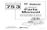 Bobcat 753G Master Parts Catalog - Used Loader Parts  753G Master Parts Catalog - Used Loader Parts