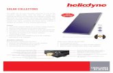 Gobi Product Sheet - Home - Heliodyne BY DESIGN TM TM SOLAR COLLECTORS OG100 CERTIFIED DOS unions are included to connect collectors Black paint coating (Variant 002) † An economical