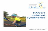 PACS1 related syndrome - rarechromo.org 11/PACS1...Some children prefer specific sensory stimuli on ... strabismus (squint) and astigmatism (causing blurred or distorted ... Evaluation