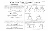 The Six Boy Scout Knots version: 8-20-01 - 247 Scouting€¦ ·  · 2017-02-20The taut-line hitch is my least favorite of the six boy scout knots. ... and is used to lift people