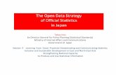 The Open Data Strategy of Official Statistics in Japan ·  · 2015-01-30The Open Data Strategy of Official Statistics in Japan ... Labour and Welfare ... take other appropriate measures